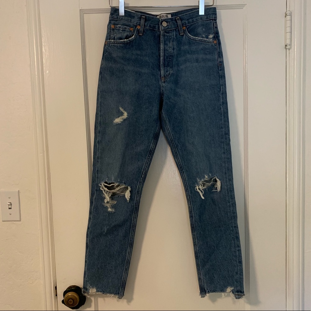 New AGOLDE Jamie high rise straight Jean - arrival